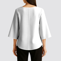 Viking Art Kimono Sleeve Blouse Tattoo Reveal Effect