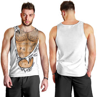 Viking Art Men Tank Top Tattoo Reveal Effect
