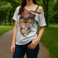 The Notorious Cross Shoulder Shirt Tattoo Reveal Effect