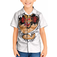 The Notorious Kid Hawaiian Shirt Tattoo Reveal Effect