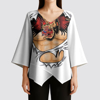 The Notorious Kimono Sleeve Blouse Tattoo Reveal Effect