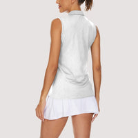 The Notorious Women Sleeveless Polo Shirt Tattoo Reveal Effect