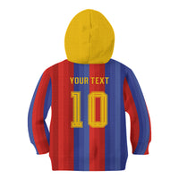 Spain 2026 Football Custom Kid Hoodie La Roja x Blaugrana