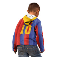 Spain 2026 Football Custom Kid Hoodie La Roja x Blaugrana