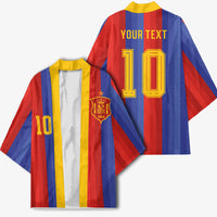 Spain 2026 Football Custom Kimono La Roja x Blaugrana