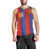 Spain 2026 Football Custom Men Tank Top La Roja x Blaugrana