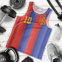 Spain 2026 Football Custom Men Tank Top La Roja x Blaugrana