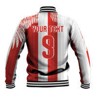 Poland Football Custom Baseball Jacket The White-Reds Winged Sport Style