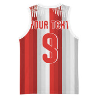 Poland Football Custom Basketball Jersey The White-Reds Winged Sport Style