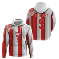 Poland Football Custom Hoodie The White-Reds Winged Sport Style