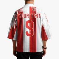 Poland Football Custom Kimono The White-Reds Winged Sport Style