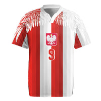 Poland Football Custom Rugby Jersey The White-Reds Winged Sport Style
