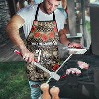 Pearl Harbor Remembrance Day Apron Memories of December 7 with Red Poppy Lei - Wonder Print Shop