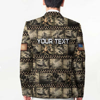 Pearl Harbor Remembrance Day Personalized Blazer Memories of December 7 with Red Poppy Lei - Wonder Print Shop
