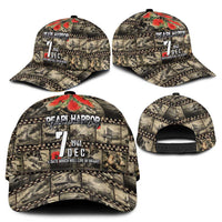 Pearl Harbor Remembrance Day Personalized Classic Cap Memories of December 7 with Red Poppy Lei - Wonder Print Shop