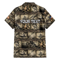 Pearl Harbor Remembrance Day Personalized Hawaiian Shirt Memories of December 7 with Red Poppy Lei - Wonder Print Shop