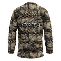 Pearl Harbor Remembrance Day Personalized Hockey Jersey Memories of December 7 with Red Poppy Lei - Wonder Print Shop