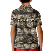 Pearl Harbor Remembrance Day Personalized Kid Polo Shirt Memories of December 7 with Red Poppy Lei - Wonder Print Shop