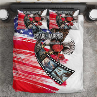 Pearl Harbor Remembrance Day Bedding Set Lest We Forget - The Bald Eagle Remembers - Wonder Print Shop