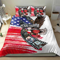 Pearl Harbor Remembrance Day Bedding Set Lest We Forget - The Bald Eagle Remembers - Wonder Print Shop