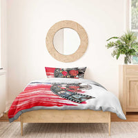 Pearl Harbor Remembrance Day Bedding Set Lest We Forget - The Bald Eagle Remembers - Wonder Print Shop