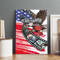 Pearl Harbor Remembrance Day Canvas Wall Art Lest We Forget - The Bald Eagle Remembers - Wonder Print Shop
