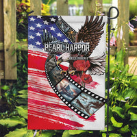 Pearl Harbor Remembrance Day Garden Flag Lest We Forget - The Bald Eagle Remembers - Wonder Print Shop