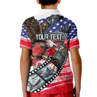 Pearl Harbor Remembrance Day Personalized Kid Polo Shirt Lest We Forget - The Bald Eagle Remembers - Wonder Print Shop