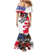 Pearl Harbor Remembrance Day Personalized Mermaid Dress Lest We Forget - The Bald Eagle Remembers - Wonder Print Shop