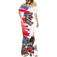 Pearl Harbor Remembrance Day Personalized Mermaid Dress Lest We Forget - The Bald Eagle Remembers - Wonder Print Shop