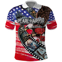 Pearl Harbor Remembrance Day Personalized Polo Shirt Lest We Forget - The Bald Eagle Remembers - Wonder Print Shop