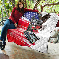 Pearl Harbor Remembrance Day Quilt Lest We Forget - The Bald Eagle Remembers - Wonder Print Shop