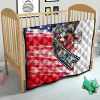 Pearl Harbor Remembrance Day Quilt Lest We Forget - The Bald Eagle Remembers - Wonder Print Shop