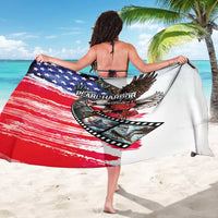 Pearl Harbor Remembrance Day Sarong Lest We Forget - The Bald Eagle Remembers - Wonder Print Shop