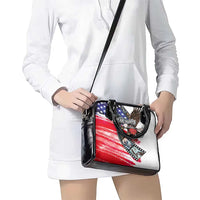 Pearl Harbor Remembrance Day Shoulder Handbag Lest We Forget - The Bald Eagle Remembers - Wonder Print Shop