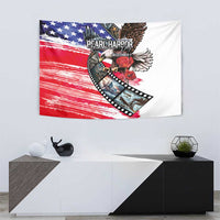 Pearl Harbor Remembrance Day Tapestry Lest We Forget - The Bald Eagle Remembers - Wonder Print Shop