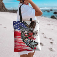 Pearl Harbor Remembrance Day Tote Bag Lest We Forget - The Bald Eagle Remembers - Wonder Print Shop