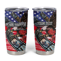 Pearl Harbor Remembrance Day Personalized Tumbler Cup Lest We Forget - The Bald Eagle Remembers - Wonder Print Shop