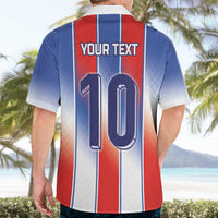 Custom France National Football Hawaiian Shirt Paris Architecture-Inspired Geometry - Wonder Print Shop