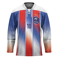 Custom France National Football Hockey Jersey Paris Architecture-Inspired Geometry - Wonder Print Shop