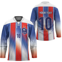 Custom France National Football Hockey Jersey Paris Architecture-Inspired Geometry - Wonder Print Shop