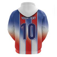 Custom France National Football Hoodie Paris Architecture-Inspired Geometry - Wonder Print Shop