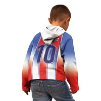 Custom France National Football Kid Hoodie Paris Architecture-Inspired Geometry - Wonder Print Shop