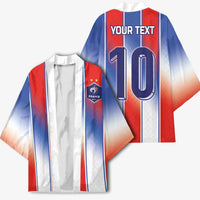 Custom France National Football Kimono Paris Architecture-Inspired Geometry - Wonder Print Shop