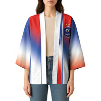 Custom France National Football Kimono Paris Architecture-Inspired Geometry - Wonder Print Shop