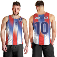 Custom France National Football Men Tank Top Paris Architecture-Inspired Geometry - Wonder Print Shop