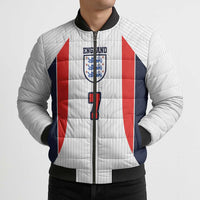 Custom England National Football Bomber Puffer Jacket Retro Style-Inspired 1998 - Wonder Print Shop