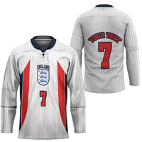 Custom England National Football Hockey Jersey Retro Style-Inspired 1998 - Wonder Print Shop