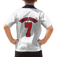 Custom England National Football Kid Hawaiian Shirt Retro Style-Inspired 1998 - Wonder Print Shop