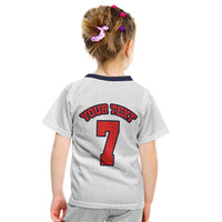 Custom England National Football Kid T Shirt Retro Style-Inspired 1998 - Wonder Print Shop